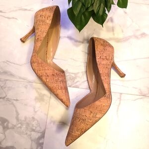 Ann Taylor Cork Point High Heel Size 10 EUC